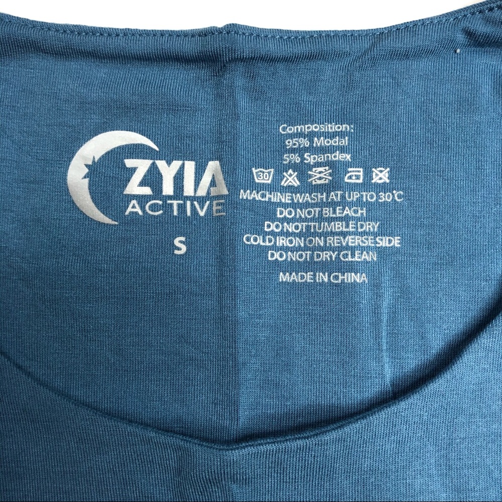 Zyia Feelin It Tank Racerback Niagara - Picture 5 of 6